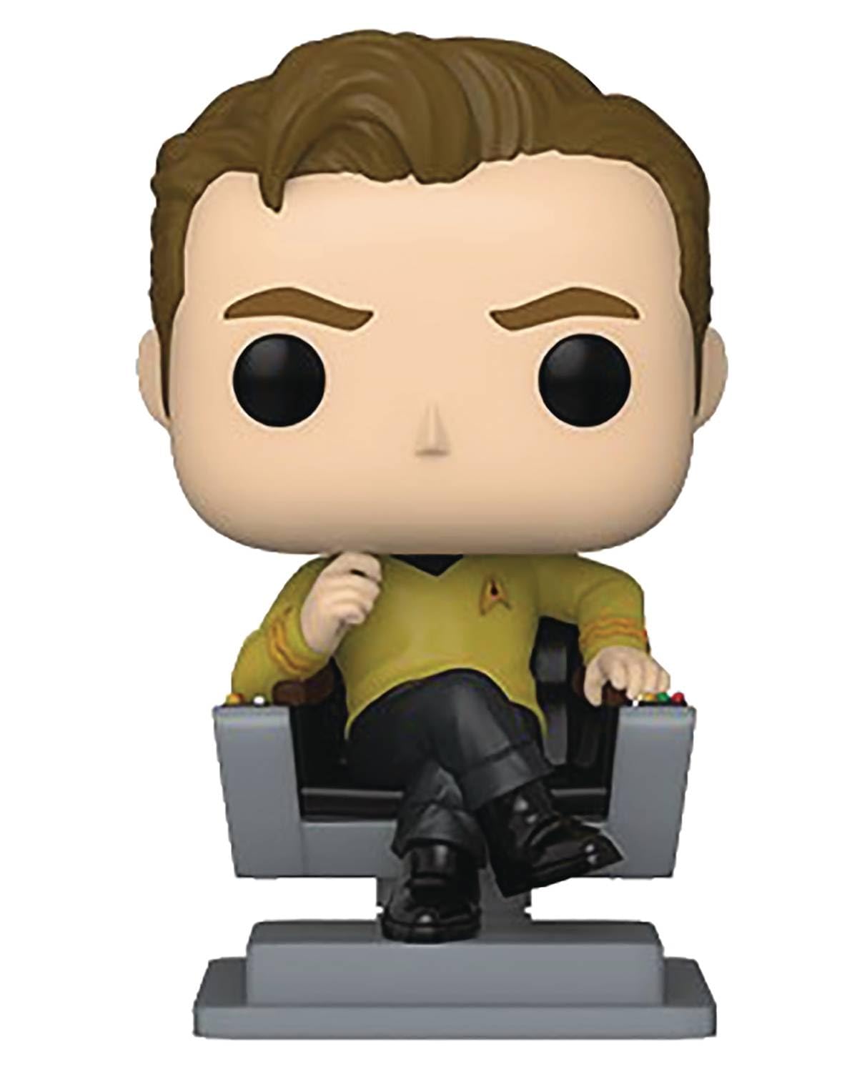 Funko Pop Pop! Tv: Star Trek - Captain Kirk In Chair Collectible Vinyl Figure, Multicolor, One Size