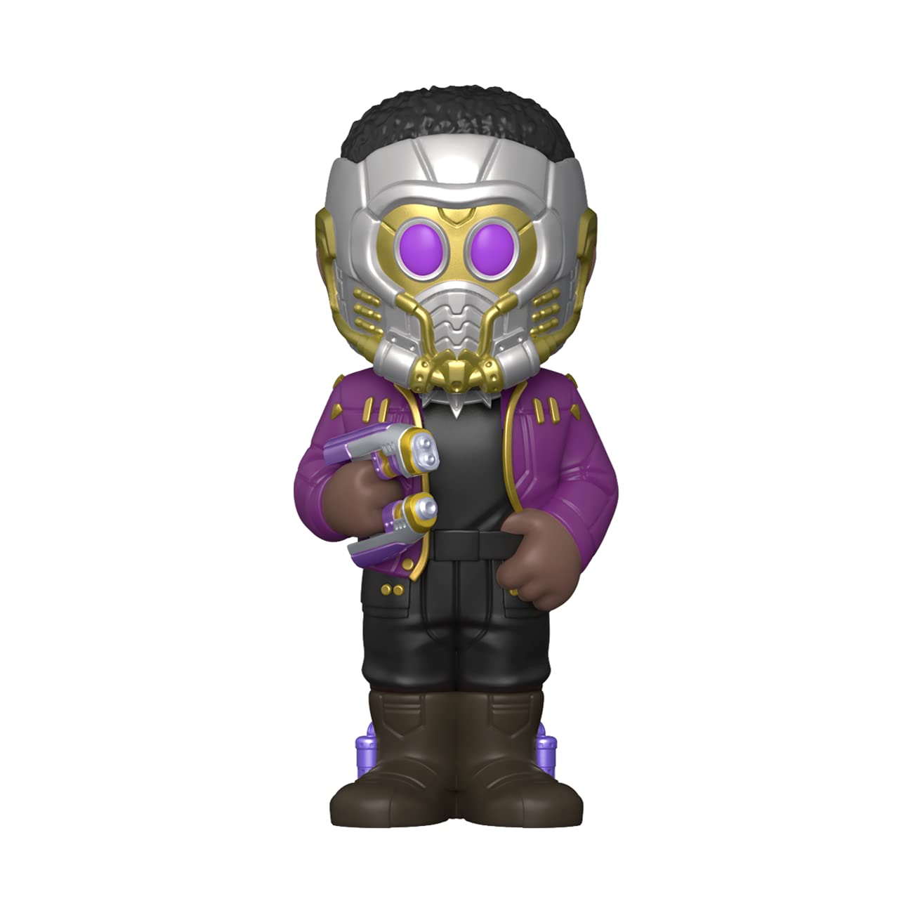 Funko Vinyl Soda: Marvel Friday What If - Starlord T'Challa - 1/6 Odds For Rare Chase Variant - Marvel Comics - Collectable Vinyl Figure - Gift Idea - Official Merchandise - For Kids & Adults
