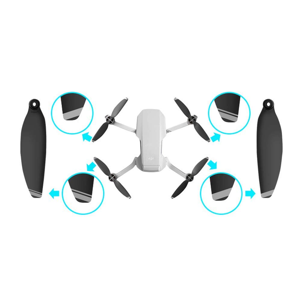 16Pcs Mavic Mini Propellers Compatible with DJI Mavic Mini Drone Replacement Low-Noise and Quick-Release Blades Props