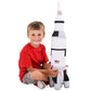 Adventure Planet Saturn V Rocket Plush Toy - Large 26 Inches, Soft Material, Model APSTRV26