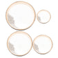 Excluzo 4Pcs Transparent Wave Drum Ocean Drum Child Wood