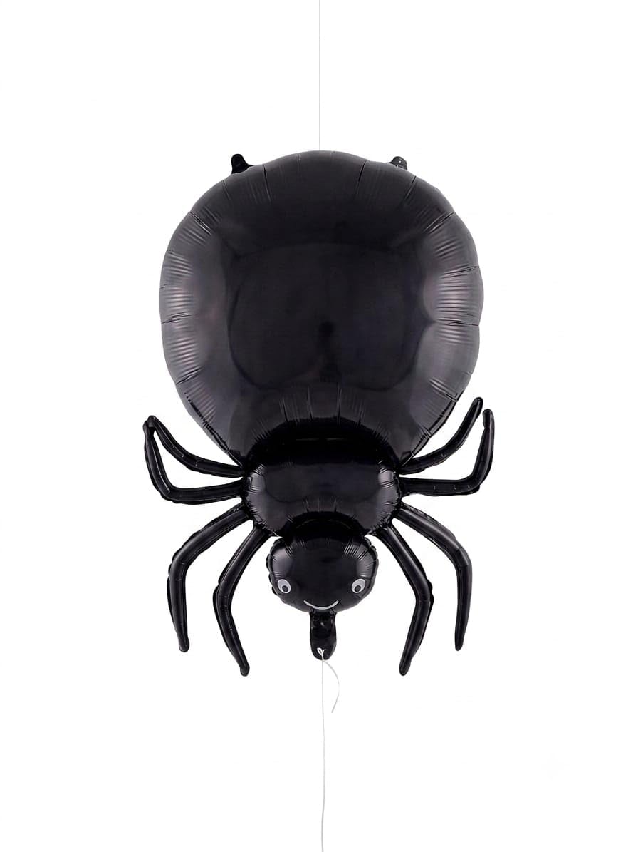 Atpata Funky Legged Spider Black Spooky Haunted Halloween Theme Foil Balloon