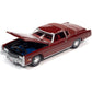 1975 Cadillac Eldorado Cerise Firemist Red Metallic With Maroon (Partial) Vinyl Top With White Interior ''Luxury Cruisers'' Limi