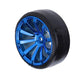 Lafeina Rc Plastic Wheel And Tire Set, 63Mm Hard Tyres For 1/10 Drift Car Hsp Tamiya Hpi Kyosho On-Road Drifting Car (Blue)
