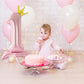 Alainzeo 42 Inch Pink Number Balloons 0-9 With Crown, Helium Aluminum Foil Big Number Balloons For Birthday, Wedding Anniversary