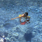 Poolmaster Swimming Pool Underwater “Surf” Board And Kickboard Pool Toy, Red