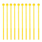 Excluzo 12Pcs Plastic Drum Stick Kids Percussion Sticks Mallet Rod Pounding Hammering Beating Gavel Musical Instrument Teaching 