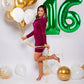 Number 1 Balloon 40 Inch Dark Green Wild One First Birthday Decorations, Baby Girl Boy 1St Birthday Decorations, Cocomelon Ballo