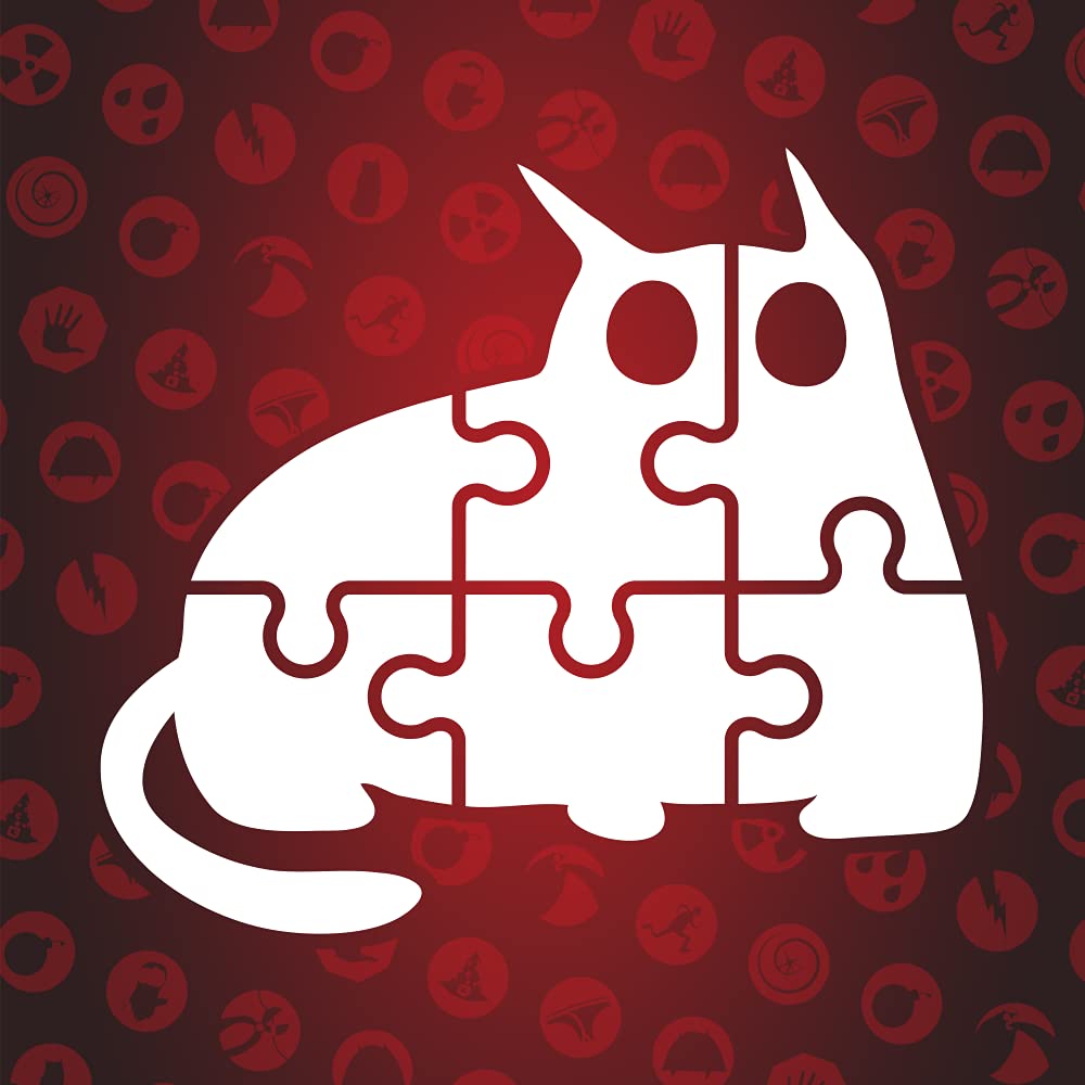 Exploding Kittens Cats Playing Craps Jigsaw Puzzle - 500 Pieces, Multi-Color Cardboard Puzzle for Adults, Teens, and Kids