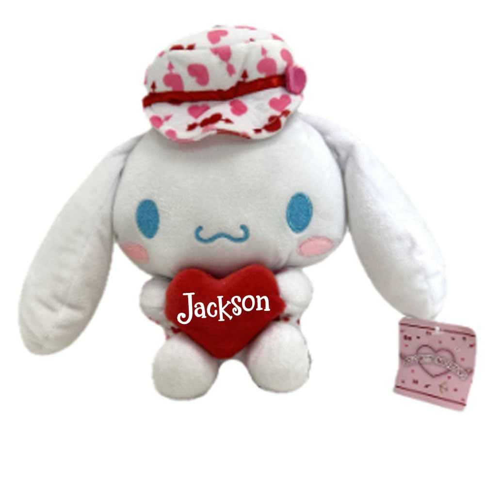 Personalized Hello Officially Licensed Kitty Plush Stuffed Animal Toys (Personalized Valentines Day Style 1)