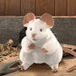 Folkmanis Mouse Hand Puppet, White