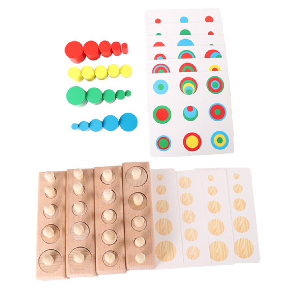 MerishoppMontessori Educational Toy Kids Wooden Puzzle Stacking For Learning Style2|Baby|Toys For Baby|Developmental Baby Toys