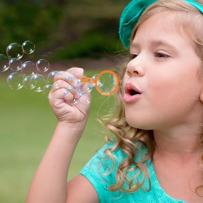 Bubble Wands kit Party Favors for Kids Bulk Toys Party Supplies Christmas Birthday Wedding Bath Time Gifts for Boys Girls (Vario