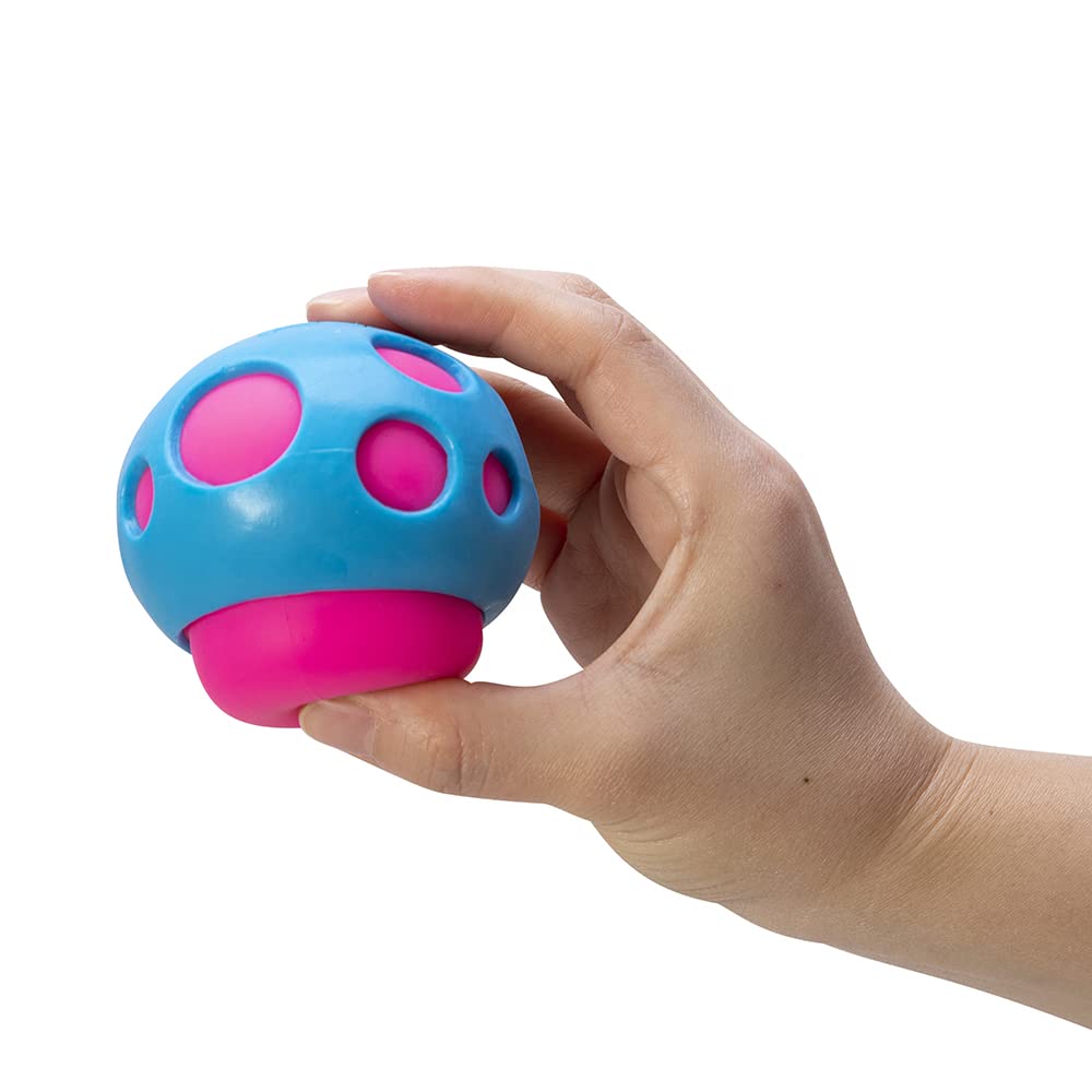 Schylling NeeDoh Shroom - The Groovy Glob! - Assorted Colors 2.7 x 2.7