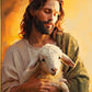 Tulip N Turtle The Good Shepherd Diy Acrylic Paint By Number Kit For Adults Beginner Canvas Painting By Number Acrylic Painting