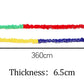 Kikigoal 12 Feet Elastic Fleece Cooperative Stretchy Band, Creative Movement Prop For Group Activities