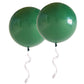 Oupking Giant 36 Inch Dark Green Balloons - Thick Latex Green Big Round Balloons 10 Packs