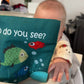 The Ocean Adventure Crinkle Baby Sensory Play Book with Teether Ring