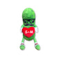 The Trendy Turtle Personalized Mr. Pickle With Love Heart Valentines Day Or Special Occasion Plush Toy - 12 Inches