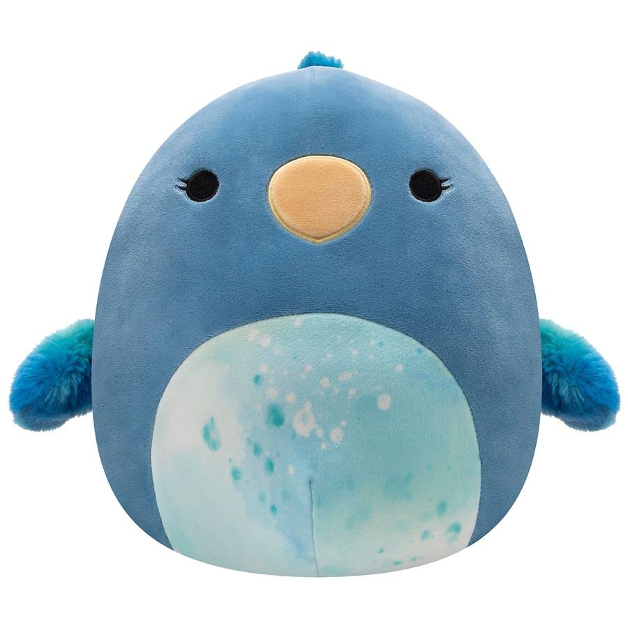 Squishmallows Zipp The Blue Parrot Plush Toy | 11" Soft Polyester Stuffed Animal