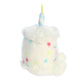 Aurora Adorable Palm Pals Happy B'Day Cake Stuffed Animal - Pocket-Sized Play - Collectable Fun - White 5 Inches