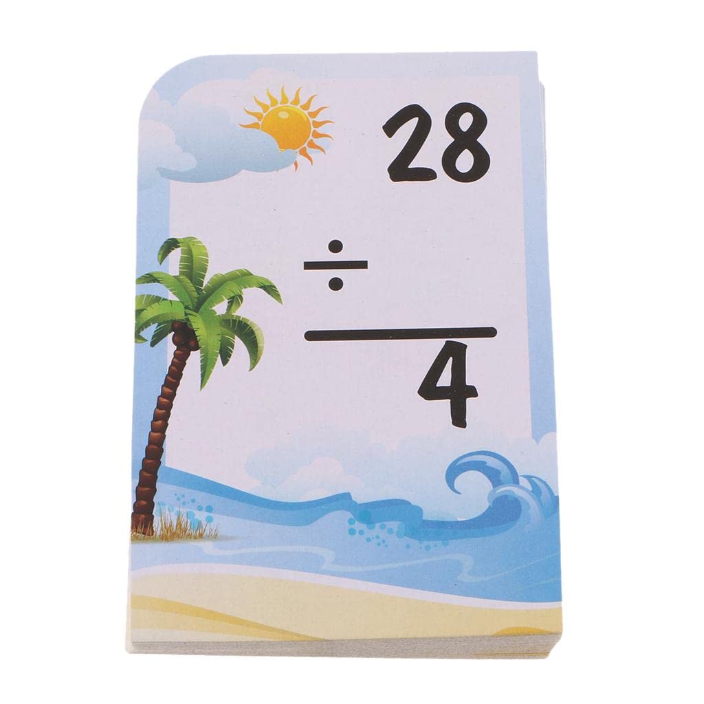 Atorse 36 Pieces Math Flash Cards For Elementary School Grades Pk3 Division