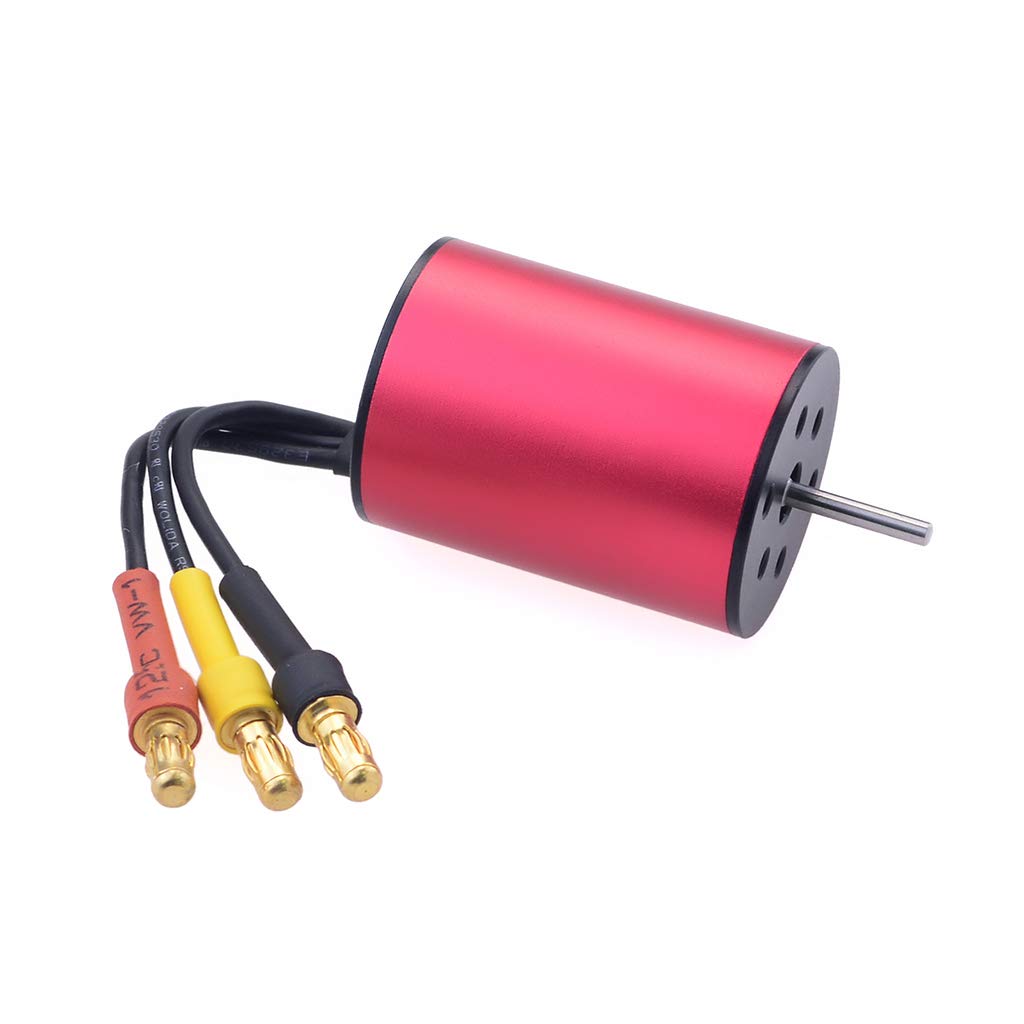 KingVal Replacement 2430 5800KV Waterproof Brushless Motor Shaft 2.0mm Compatible with 1/16 1/18 RC Car