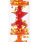 Hape Beaded Raindrops | Mini Wooden Musical Toddler Instrument, Shake & Rattle Rainmaker Toy, Red, L: 2, W: 2, H: 7.9 Inch