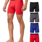 32 Degrees Cool Mens 4-Pack Active Mesh Quick Dry Performance Boxer Brief, Blackcharbluefire, X-Large