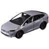 1/24 Model X Toy Car for Boys, Zinc Alloy Diecast Metal Model X Model Car Pull Back Car Toy Vehicles with Sound and Music, Suita