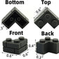 YUJHITP 200 Pcs Dark Gray 1+2 Masonry Profile Bricks, Classic Dark Gray Building Wall Bricks Blocks Bulk, Compatible with Lego P