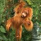 Folkmanis Baby Orangutan Hand Puppet, Orange-Brown
