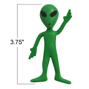 Artcreativity Bendable Alien Figures, (Set Of 12) Flexible Men, Birthday Party Favors For Boys And Girls, Stress Relief Fidget Toys For Kids And Adults, Goody Bag Stuffers, Piñata Fillers