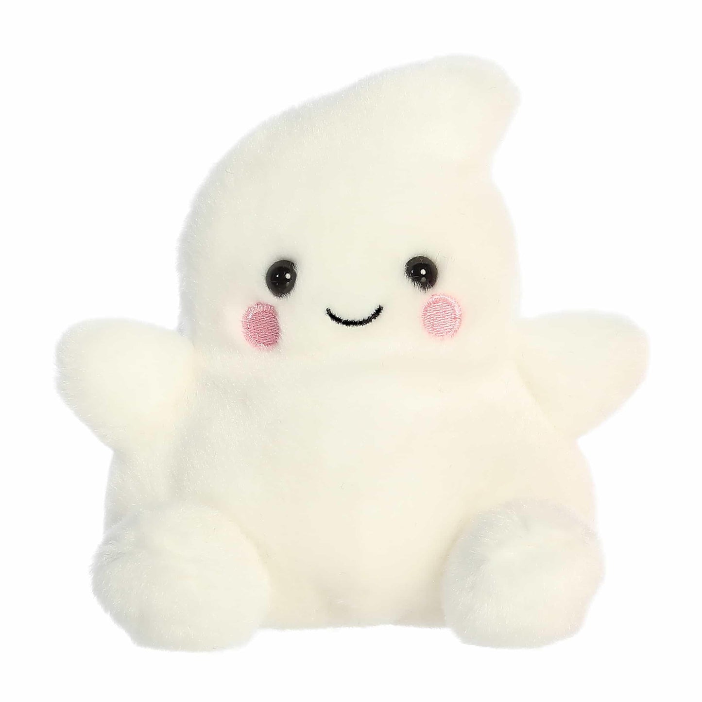 Aurora Spooky Palm Pals Tricks Ghost Stuffed Animal - Fun Collectible Plush for Kids and mature-themed Collectors - Perfect for Halloween Decorations and Gifts - White 5 Inches