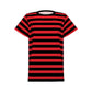 Prebene Pugsley Addams Shirt, Boys Striped T Shirt, Kid'S Halloween Costumes, Mime, Bank Robber T-Shirts Black Red