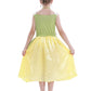 Wonderbabe Green Fairy Tale Princess Tiana Dress Fancy Birthday Party Dresses Halloween Christmas Party Dress Up Role Play Dress