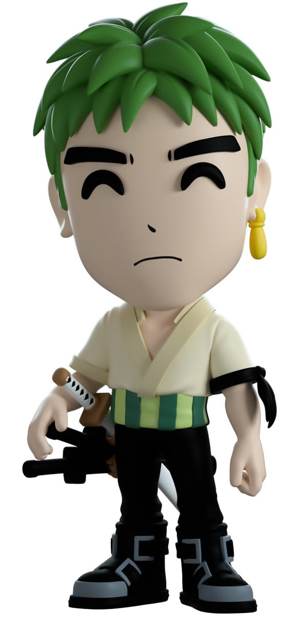 Youtooz Zoro Figure, 4.7' Zoro One Piece Youtooz Figure, Detailed Collectible One Piece Figure By Youtooz One Piece Anime Collection