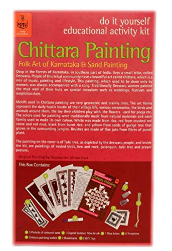POTLI a bag of wonders DIY Educational Art Kit for Children I Chittara Painting of Karnataka| Art and Craft for Girls and Boys I
