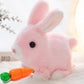 Bunny - My Realistic Bunny Toy,Bunny Realistic Bunny,Easter Basket Stuffer Realistic Bunny Toy,Jumping, Twitching, and Shaking E