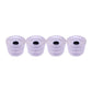 UJEAVETTE 70mm Skateboard Wheels Longboard LED for Street Skating White Black