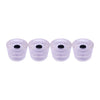 UJEAVETTE 70mm Skateboard Wheels Longboard LED for Street Skating White Black