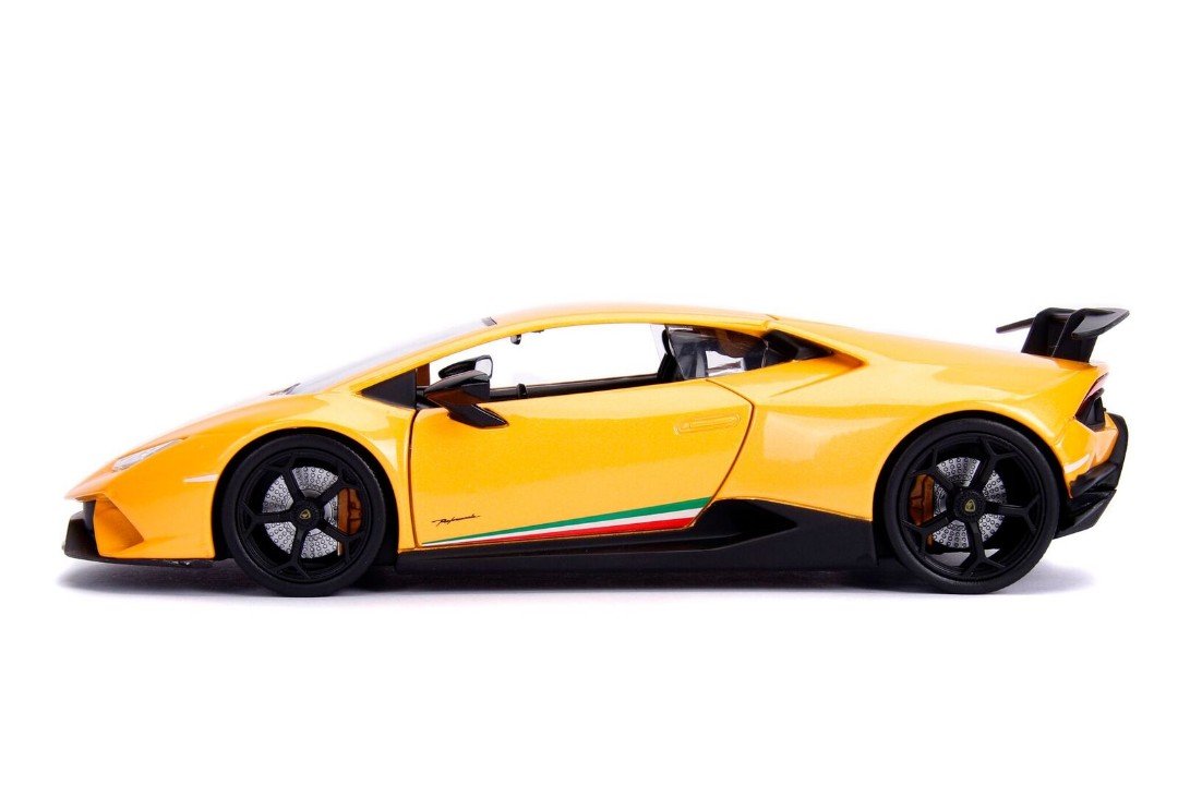 Jada Lamborghini Huracan Perfomante Metallic Yellow 1/24 Diecast Model Car