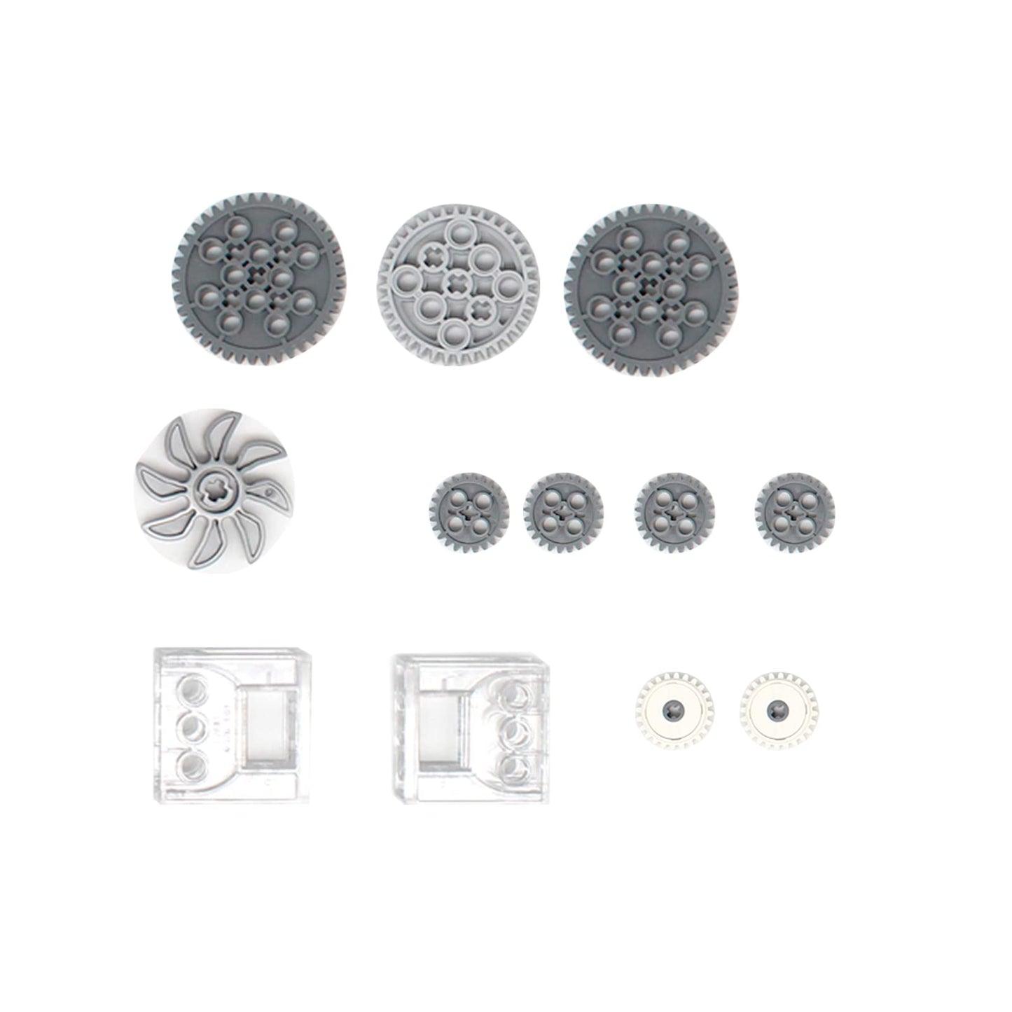 Konhaovf 117Pcs Gear And Axle Set For Technic Parts Compatible With Mainstream Technic Parts, Diy Gears Assortment Pack(Gear Rac