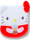 Squishmallows Official Kellytoy Plush Squishy Soft 8 Inch Hello Kitty With Boba