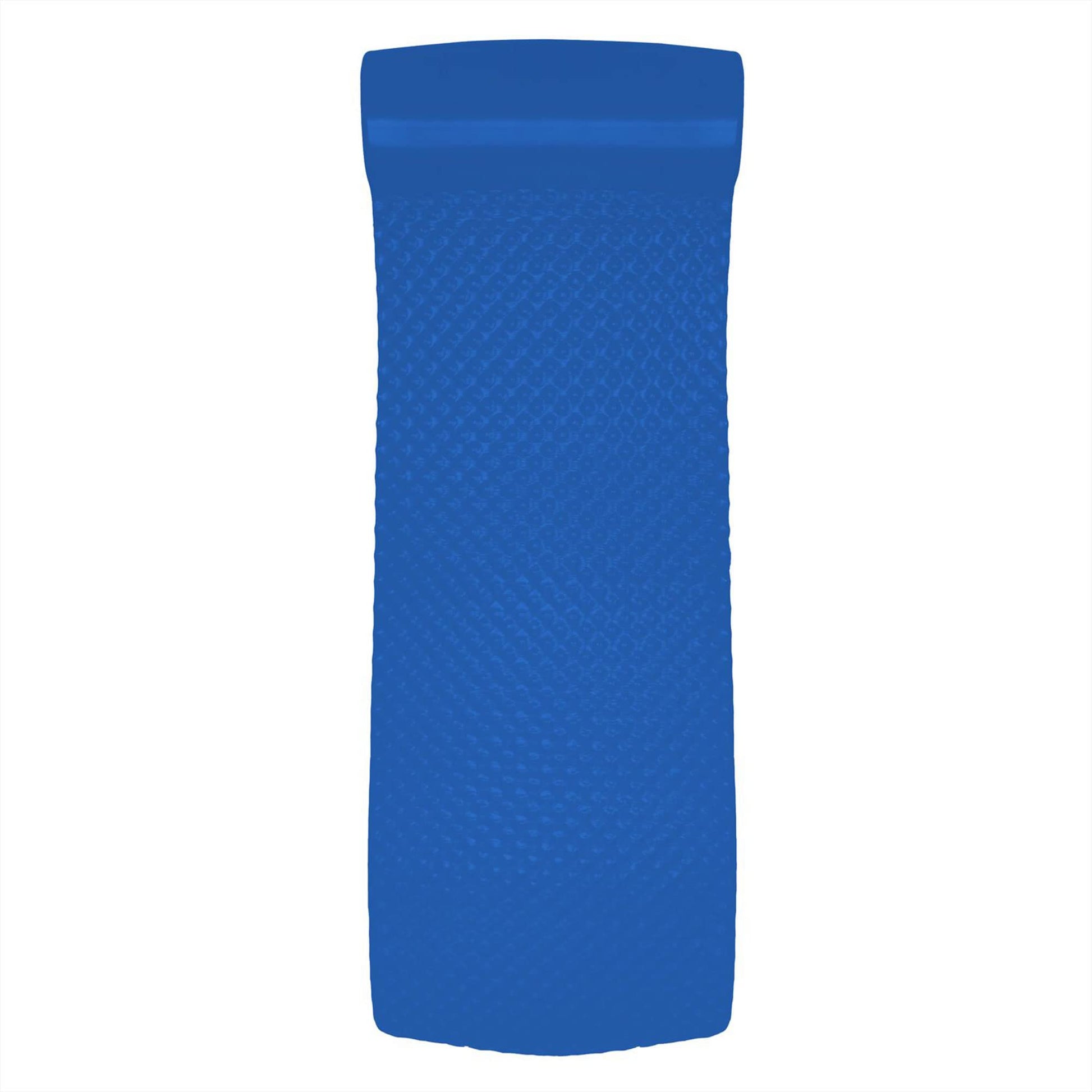 TRC Recreation Super Soft 2  Thick Vinyl Coated Foam Outdoor Swimming Pool Float Mat mature-themed Lounger with Built-in Roll Pillow  Indigo Blue
