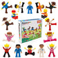 PicassoTiles 16-Piece Magnetic Building Block Set - Multicolored STEM Toys, Durable Polycarbonate, Model PTA08