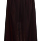 Makroyl Black Red Reversible Goth Pirate Vampire Witch Cloak Unisex Christmas Halloween Cosplay Capes (Large, Red/Black)