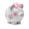 Child To Cherish Ceramic Piggy Bank For Girls, Butterfly