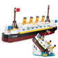 Flokee Titanic Break City Model Building Kit  Cruise Ship Shipwreck Diy Set (290Pcs)