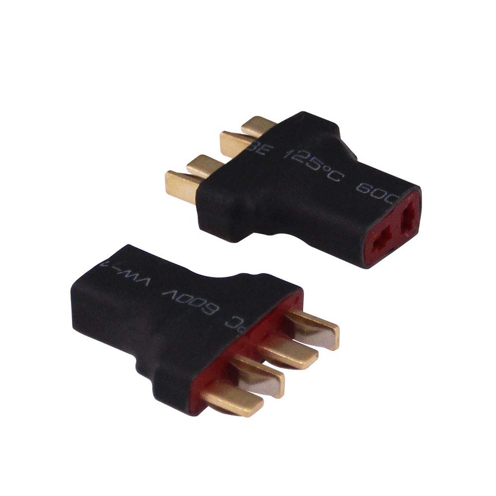 BDHI 2pcs T-Plug Series Connector/Series Battery Adapter for Losi/E-Flite(B161-2)